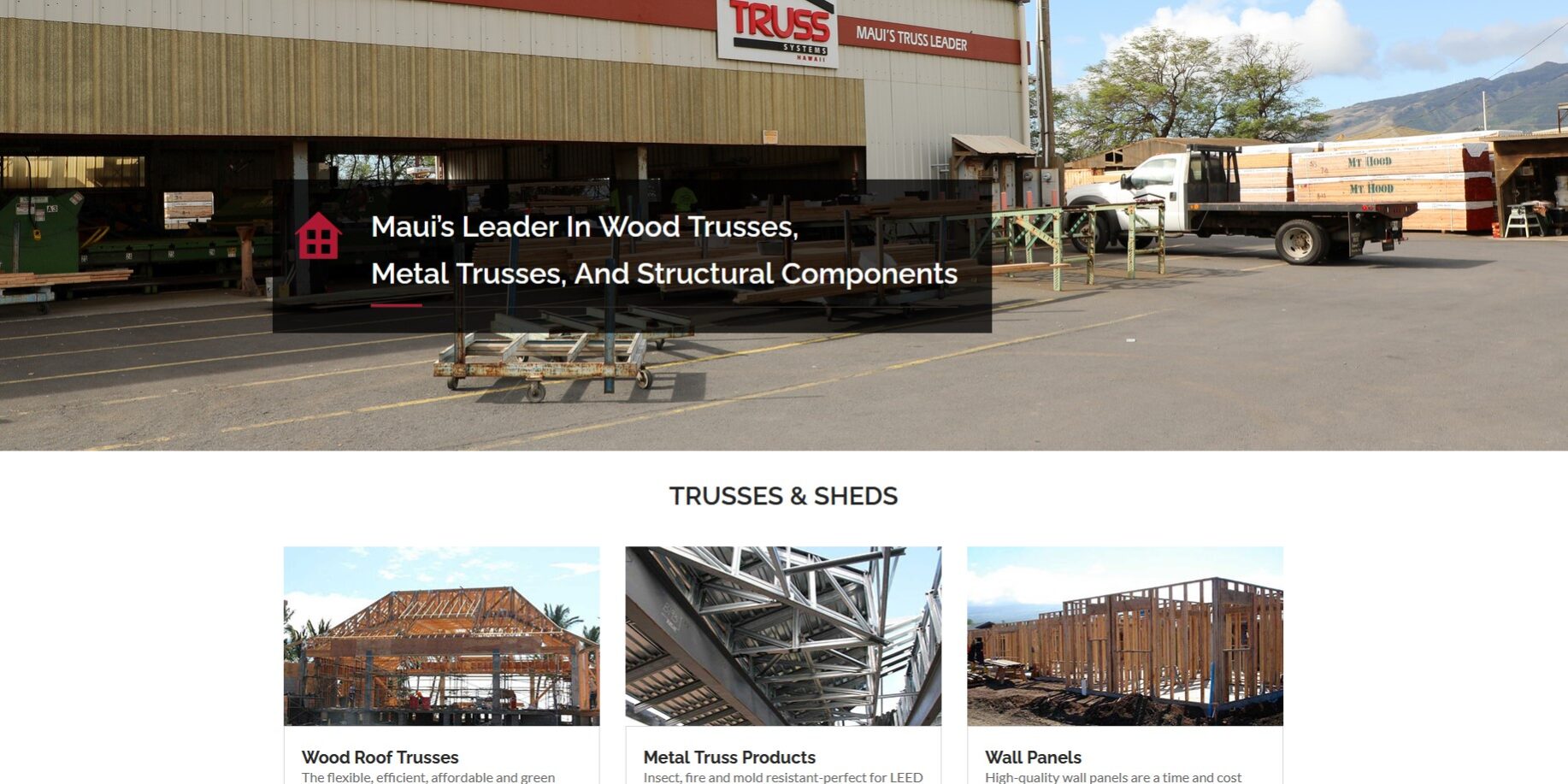 Truss Systems Hawaii
